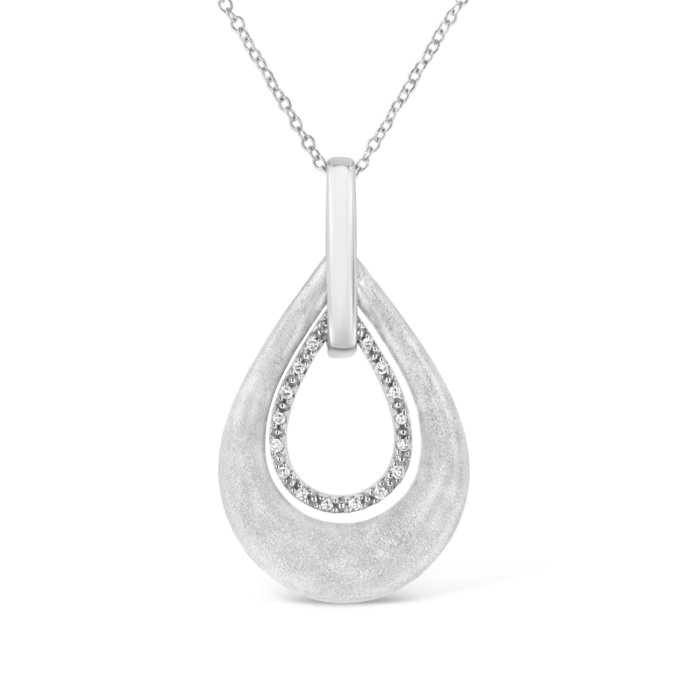.925 Sterling Silver Prong-Set Diamond